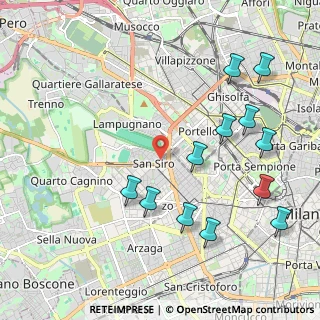 Mappa Via Gavirate, 20148 Milano MI, Italia (2.35083)