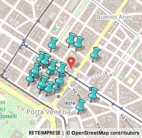 Mappa Viale Regina Giovanna angolo, 20129 Milano MI, Italia (0.21)