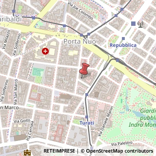 Mappa Via Bonaventura Cavalieri, 8, 20121 Milano, Milano (Lombardia)