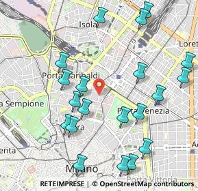 Mappa Via Bonaventura Cavalieri, 20121 Milano MI, Italia (1.16)