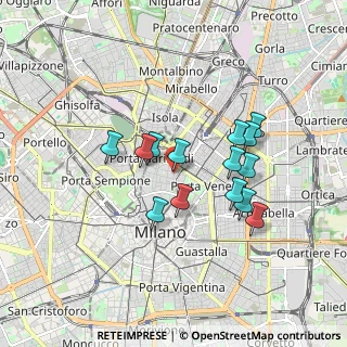 Mappa Via Bonaventura Cavalieri, 20121 Milano MI, Italia (1.46143)