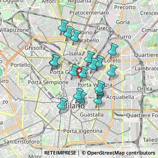 Mappa Via Andrea Appiani, 20121 Milano MI, Italia (1.45111)