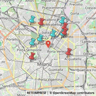 Mappa Via Andrea Appiani, 20121 Milano MI, Italia (1.73091)