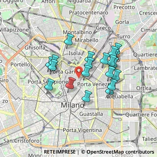 Mappa Via Andrea Appiani, 20121 Milano MI, Italia (1.5585)