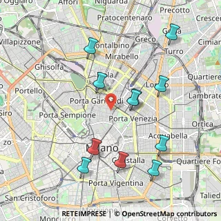Mappa Via Andrea Appiani, 20121 Milano MI, Italia (2.09182)