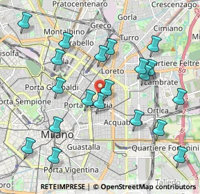 Mappa Piazzale Lavater, 20129 Milano MI, Italia (2.16)