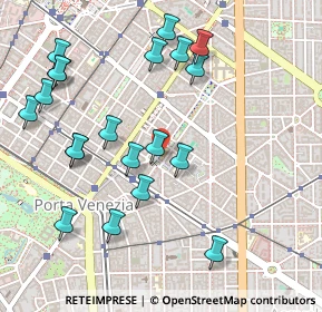 Mappa Piazzale Lavater, 20129 Milano MI, Italia (0.555)