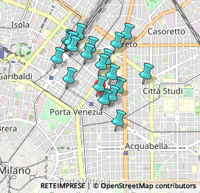 Mappa Piazzale Lavater, 20129 Milano MI, Italia (0.709)