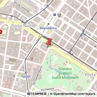Mappa Via Daniele Manin, 35, 20121 Milano, Milano (Lombardia)