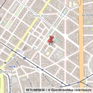 Mappa Via Giuseppe Broggi,  22, 20129 Milano, Milano (Lombardia)