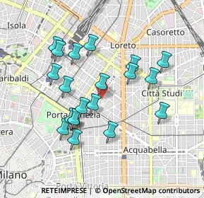 Mappa Via Filippo de Filippi, 20129 Milano MI, Italia (0.853)