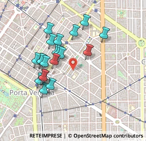 Mappa Via Filippo de Filippi, 20129 Milano MI, Italia (0.4175)
