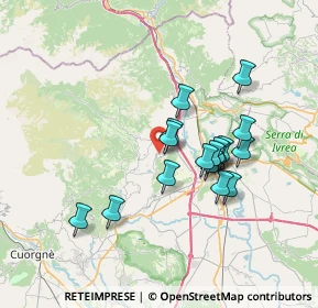 Mappa Via Valle di Brosso, 10010 Lessolo TO, Italia (6.00118)
