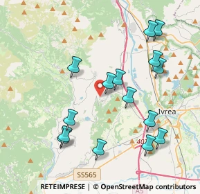 Mappa Via Valle di Brosso, 10010 Lessolo TO, Italia (4.13333)