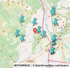 Mappa Via Valle di Brosso, 10010 Lessolo TO, Italia (4.06786)