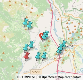 Mappa Via Valle di Brosso, 10010 Lessolo TO, Italia (3.40083)