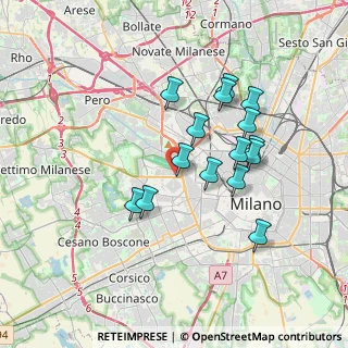 Mappa Via Laveno, 20148 Milano MI, Italia (3.168)
