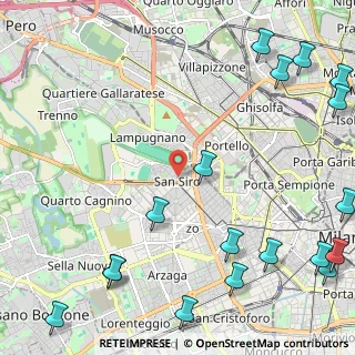Mappa Via Fausto Coppi, 20148 Milano MI, Italia (3.40278)