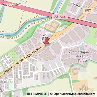 Mappa Via Trento, 146, 25020 Capriano del Colle, Brescia (Lombardia)