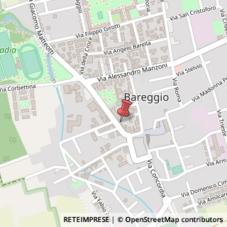 Mappa Via Giacomo Matteotti, 6, 20010 Bareggio, Milano (Lombardia)