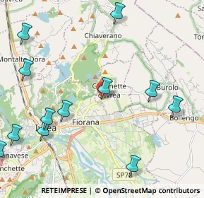 Mappa Via Montodo, 10015 Ivrea TO, Italia (2.7575)