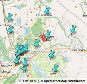 Mappa Via Montodo, 10015 Ivrea TO, Italia (2.48611)