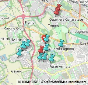 Mappa Via Arpino, 20100 Milano MI, Italia (1.77692)