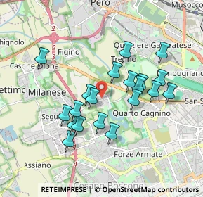 Mappa Via Arpino, 20100 Milano MI, Italia (1.637)
