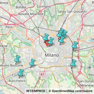 Mappa Viale Elvezia, 20154 Milano MI, Italia (3.84)