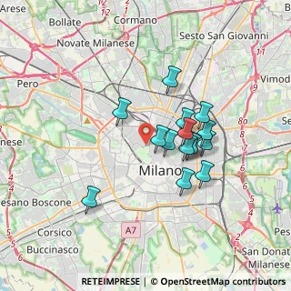 Mappa Viale Elvezia, 20154 Milano MI, Italia (2.82067)