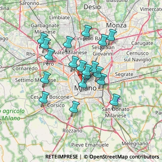 Mappa Viale Elvezia, 20154 Milano MI, Italia (6.01105)