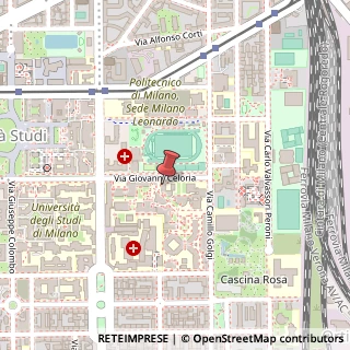Mappa Via Giovanni Celoria, 20, 20133 Milano, Milano (Lombardia)