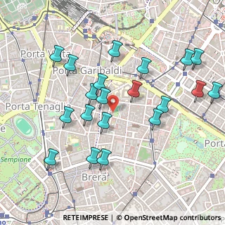 Mappa Via della Moscova, 20124 Milano MI, Italia (0.51)