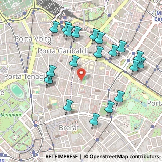 Mappa Via della Moscova, 20124 Milano MI, Italia (0.543)