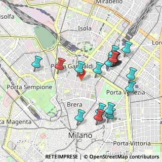 Mappa Via della Moscova, 20124 Milano MI, Italia (0.989)
