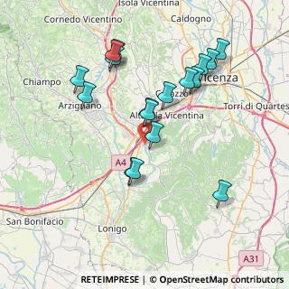 Mappa Via Molinetto, 36040 Brendola VI, Italia (7.50118)