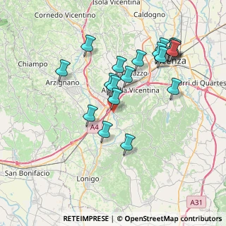 Mappa Via Molinetto, 36040 Brendola VI, Italia (7.48053)