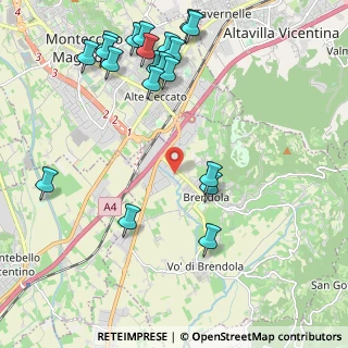 Mappa Via Molinetto, 36040 Brendola VI, Italia (2.5455)