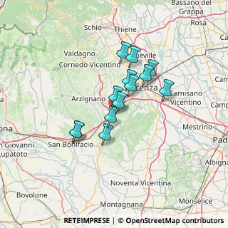 Mappa Via Molinetto, 36040 Brendola VI, Italia (10.10923)