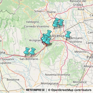 Mappa Via Molinetto, 36040 Brendola VI, Italia (9.77455)