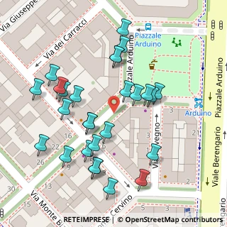 Mappa Via Desiderio da Settignano, 12, 20149 Milano, Italia (0.063703703703704)