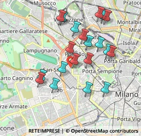 Mappa P.za Arduino, 20149 Milano MI, Italia (1.816)