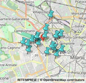Mappa P.za Arduino, 20149 Milano MI, Italia (1.2545)