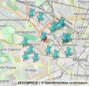 Mappa P.za Arduino, 20149 Milano MI, Italia (1.71111)