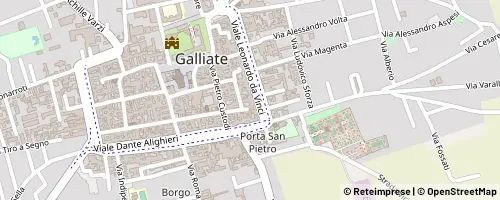 Mappa Galliate