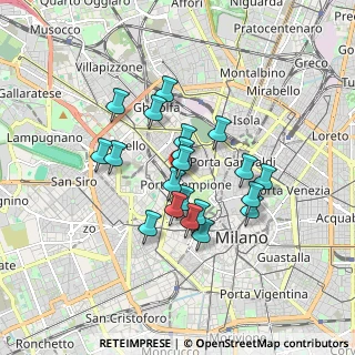 Mappa Corso Sempione, 20100 Milano MI, Italia (1.37)