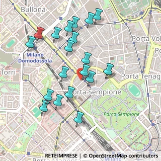 Mappa Corso Sempione, 20100 Milano MI, Italia (0.4875)