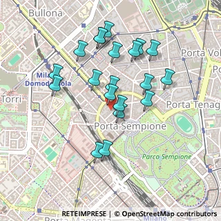 Mappa Corso Sempione, 20100 Milano MI, Italia (0.4345)