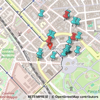Mappa Corso Sempione, 20100 Milano MI, Italia (0.22)