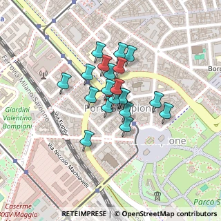 Mappa Corso Sempione, 20100 Milano MI, Italia (0.1415)